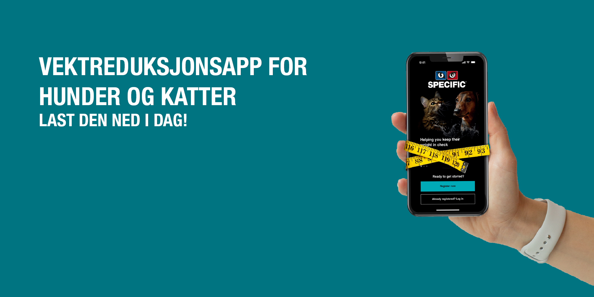 SPECIFIC Weight Management App Dechra Preview for dogs and cats